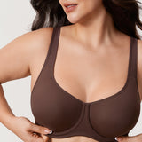 Women's Supportive Full Coverage Bra Hazelnut