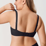 Women's Everyday Underwire Balconette Bra Black