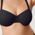 Women's Everyday Underwire Balconette Bra Black