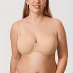 Women's Everyday Underwire Balconette Bra Warm Beige