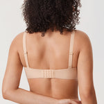 Women's Everyday Underwire Balconette Bra Beige