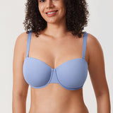 Women's Everyday Underwire Balconette Bra Frost Blue