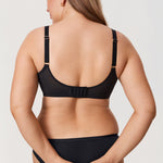 Women's Sheer Mesh Full Coverage Bra Black