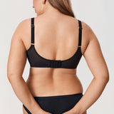 Women's Sheer Mesh Full Coverage Bra Black