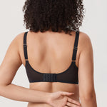 Women's Sheer Mesh Full Coverage Bra Black