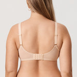 Women's Sheer Mesh Full Coverage Bra Beige