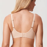 Women's Mesh Monowire Full Coverage Bra - Underwire & Unlined Beige