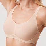 Women's Mesh Monowire Full Coverage Bra - Underwire & Unlined Beige
