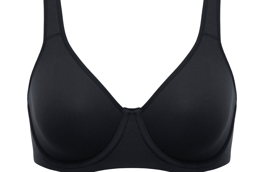 Women's Everyday Full Coverage Underwire Bra Black