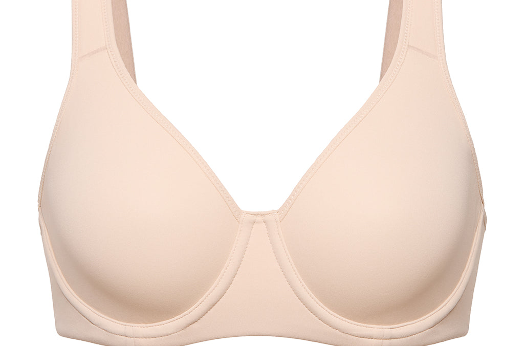 Women's Everyday Full Coverage Underwire Bra Beige