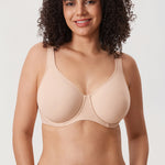 Women's Everyday Full Coverage Underwire Bra Beige