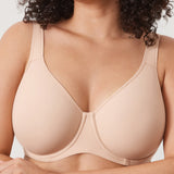 Women's Everyday Full Coverage Underwire Bra Beige