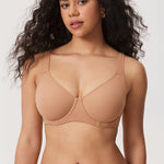 Women's Everyday Full Coverage Underwire Bra Barely Buff