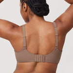 Women's Everyday Full Coverage Underwire Bra Brown Purple