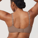 Women's Everyday Full Coverage Underwire Bra Brown Purple