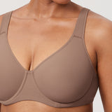 Women's Everyday Full Coverage Underwire Bra Brown Purple