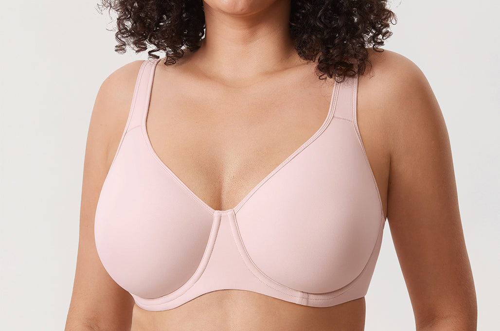 Women's Everyday Full Coverage Underwire Bra Gentle Rose