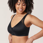 Women's Soft X-shaped Back Posture Bra Black