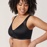 Women's Soft X-shaped Back Posture Bra Black