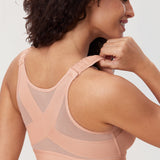 Women's Soft X-shaped Back Posture Bra Black