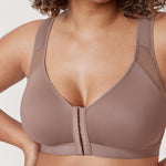 Women's X-shaped Back Posture Bra Oatmeal Heather