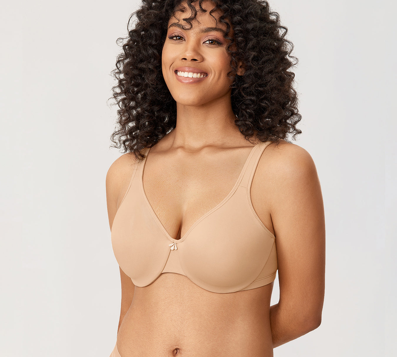 Women's Underwire Minimizer Bra Sparkle Blue